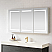  LV 60 in. W x 32 in. H Rectangular Medicine Cabinet with Aluminum Frameless LED Mirror