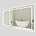 LV 70 in. W x 36 in. H Frameless LED Surface Lighted Bathroom Vanity Mirror with Dimmer and Defogger