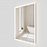 LV 24 in. W x 36 in. H Frameless LED Bathroom Vanity Mirror with Color Changer, Dimmer and Defogger
