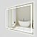 LV 48 in. x 36 in. H Frameless LED Surface Lighted Bathroom Vanity Mirror with Dimmer and Defogger