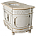 Adelina Collection Essex Single Bathroom Vanity with Marble Top 48" in Chaulk White Finish