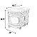 Adelina Collection Essex Single Bathroom Vanity with Marble Top 48" in Chaulk White Finish