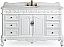  Adelina 56" Antique White Traditional Style Single Sink Beckham Bathroom Vanity