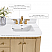 36" Bath Vanity Set in American Oak Finish with Alpine White Quartz Top