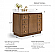 42" Bath Vanity Set in Chestnut Oak Finish with Alpine White Quartz Top