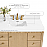 42" Bath Vanity Set in American Oak Finish with Alpine White Quartz Top