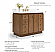 48" Bath Vanity Set in Chestnut Oak Finish with Alpine White Quartz Top