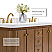 60" Bath Vanity Set in Chestnut Oak Finish with Alpine White Quartz Top