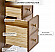 84" Bath Vanity Set in Chestnut Oak Finish with Alpine White Quartz Top