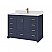 LV 42" Transitional Bath Vanity in Navy Blue with 3 Hardware Options, Base Only, and Top Option