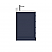 LV 42" Transitional Bath Vanity in Navy Blue with 3 Hardware Options, Base Only, and Top Option