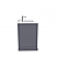 LV 48" Transitional Bath Vanity in Charcoal Grey with 3 Hardware Options, Base Only, and Top Option