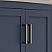 LV 48" Transitional Bath Vanity in Navy Blue with 3 Hardware Options, Base Only, and Top Option