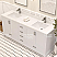  LV 72" Transitional Double Bath Vanity in White with 3 Hardware Options, Base Only, and Top Option