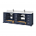 LV 84" Transitional Double Bath Vanity in Navy Blue with 3 Hardware Options, Base Only, and Top Option