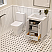  LV 24" Transitional Bath Vanity in White with 3 Hardware Options, Base Only, and Top Option