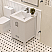  LV 24" Transitional Bath Vanity in White with 3 Hardware Options, Base Only, and Top Option