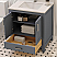 LV 30" Transitional Bath Vanity in Charcoal Grey with 3 Hardware Options, Base Only, and Top Option