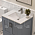LV 30" Transitional Bath Vanity in Charcoal Grey with 3 Hardware Options, Base Only, and Top Option