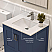 LV 30" Transitional Single Bath Vanity in Navy Blue with 3 Hardware Options, and Top Option