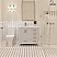LV 36" Transitional Bath Vanity Left in White with 3 Hardware Options, Base only, and Top Option