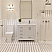 LV 36" Transitional Bath Vanity Right in White with 3 Hardware Options, Base only, and Top Option