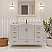 LV 42" Transitional Single Bath Vanity in White with 3 Hardware Options, Base only, and Top Option