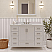 LV 42" Transitional Single Bath Vanity in White with 3 Hardware Options, Base only, and Top Option