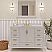 LV 42" Transitional Single Bath Vanity in White with 3 Hardware Options, Base only, and Top Option