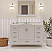 LV 48" Transitional Single Bath Vanity in White Finish with 3 Hardware Options, Base only, and Top Option