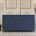 LV 60" Transitional Bath Vanity in Navy Blue Finish with 3 Hardware Options, Base only, and Top Option
