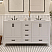  LV 60" Transitional Bath Vanity in White Finish with 3 Hardware Options, Base only, and Top Option
