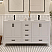  LV 60" Transitional Bath Vanity in White Finish with 3 Hardware Options, Base only, and Top Option