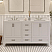 LV 60" Transitional Bath Vanity in White Finish with 3 Hardware Options, Base only, and Top Option