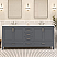 LV 72" Transitional Bath Vanity in Charcoal Grey Finish with 3 Hardware Options, Base only, and Top Option