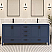 LV 72" Transitional Bath Vanity in Navy Blue Finish with 3 Hardware Options, Base only, and Top Option