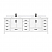  LV 84" Transitional Bath Vanity in White Finish with 3 Hardware Options, Base only, and Top Option