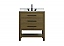 Modern Fitting 30" Single Bathroom Vanity in Chestnut Brown with 4 Color Options, and Blacksplash Options