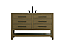 Modern Fitting 54" Single Bathroom Vanity in Honey Brown with 4 Color Options