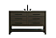 Modern Fitting 54" Single Bathroom Vanity in Honey Brown with 4 Color Options