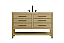 Modern Fitting 60" White Bathroom Vanity in White with 4 Color Options