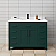 48 Inch Single Bathroom Vanity in Green, with Countertop Options, Undermount Square Sink (3-Hole), and Hardware Options