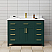 48 Inch Double Bathroom Vanity in Green, with Countertop, Undermount Square Sinks and Hardware Options Product management
