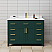 48 Inch Double Bathroom Vanity in Green, with Countertop, Undermount Square Sinks and Hardware Options Product management