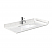 Carrara Cultured Marble Countertop, Undermount Square Sink