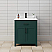  30 Inch Single Bathroom Vanity in Green, with Countertop Options, Undermount Square Sink, and Hardware Options