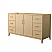 60" Transitional Single Vanity Base in White Oak, 7 Top Options with 2 Hardware Option