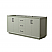 72" Transitional Double Vanity Base in Light Green, 3 Top Options, with 3 Hardware Options and Mirror Option