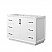 48" Transitional Single Vanity Base in White, 3 Top Options, with 3 Hardware Options and Mirror Option