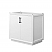 36" Transitional Single Vanity Base in White, 3 Top Option, with 3 Hardware Options and Mirror Option